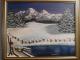 Winter in den Bergen - Edith Schroll - Acryl auf Leinwand - Landschaft-Winter - Realismus