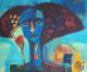 Madam - Stefan Atanasov - Acryl auf Pappe - Portrait - Madam - Stefan Atanasov - Acryl auf Pappe - Portrait -