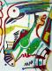 Kingfisher - San Linnert - Acryl auf Leinwand - Abstrakt - Kingfisher - San Linnert - Acryl auf Leinwand - Abstrakt -