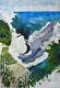 Ruegenfelsen - Margarete Paulmann-Nisters - Acryl auf Papier - Landschaft - Expressionismus Ruegenfelsen - Margarete Paulmann-Nisters - Acryl auf Papier - Landschaft - Expressionismus
