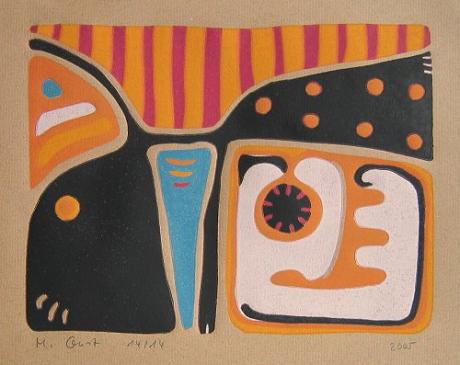 geflügelt, Farblinolschnitt - mariagust - auf - Array - geflügelt, Farblinolschnitt - mariagust - auf - Array -