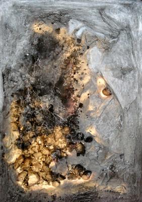 Gold auf Kohle 1 - Monika Sabouni - Array auf Array - Array - 