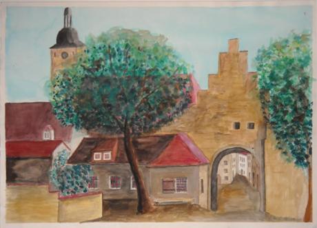 Altes Städtchen - Klaus Ainedter - Array auf Array - Array - Altes Städtchen - Klaus Ainedter - Array auf Array - Array -