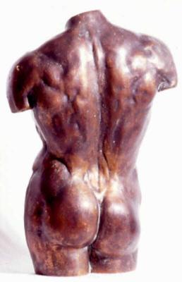 Männlicher Torso.1, Rückseite, anderer Guss (1991) - Hajo Horstmann -  auf  - Array - 