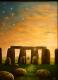 Stonehenge -Wolfgang Rose- - Wolfgang Rose - Ãl auf Leinwand - Sonstiges-Rosen - 