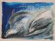 Delphin-Orca-Welle (2002) Helmut Herzog - Helmut Herzog - Acryl auf Leinwand - Sonstiges-Wildtiere - 