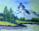 Am Matterhorn (2003) -  RÃ¶mer - Acryl auf Hartfaser - Sonstiges - 