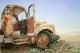 Forgotten Truck (2005) - Manfred Manfred HÃ¶nig - Aquarell auf Papier - Sonstiges - 