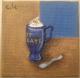 -ein kleines kunstwerk-hot chocolate - c. lemke - Reliefs auf - Stillleben - -ein kleines kunstwerk-hot chocolate - c. lemke - Reliefs auf - Stillleben -
