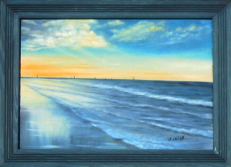 Föhr Südstrand Wyk Abendstimmung - Uschi Copeland - Array auf Array - Array - Array