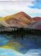 Bergsee - Jonas Jonasson - Acryl auf Papier - Landschaft - Klassisch Bergsee - Jonas Jonasson - Acryl auf Papier - Landschaft - Klassisch
