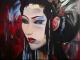 Geisha - Alexandra Hofmann - Acryl auf Leinwand - Menschen - Geisha - Alexandra Hofmann - Acryl auf Leinwand - Menschen -