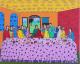 Ceia - Carol Midlej - Acryl auf Leinwand - Religion-Menschen - Figuration-Naiv Ceia - Carol Midlej - Acryl auf Leinwand - Religion-Menschen - Figuration-Naiv