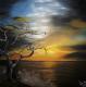 El atardecer de un árbol - Ivan Molina - Ãl auf Leinwand - Bäume-Himmel-Meer-See-Wolken - Naturalismus El atardecer de un árbol - Ivan Molina - Ãl auf Leinwand - Bäume-Himmel-Meer-See-Wolken - Naturalismus