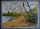 Herbst am See - Karin Foellmer - Acryl auf Leinwand - See - 