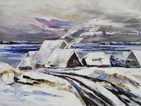 Winter am Kleinen Jasmunder Bodden auf der Insel R - Barbara Pommerenke - Array auf Array - Array - Array Winter am Kleinen Jasmunder Bodden auf der Insel R - Barbara Pommerenke - Array auf Array - Array - Array