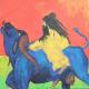 Zen - Riding the Bull - Bodhi Bharta - Acryl-Ãl auf Leinwand - Religion-Mystik - Abstrakt-Surrealismus Zen - Riding the Bull - Bodhi Bharta - Acryl-Ãl auf Leinwand - Religion-Mystik - Abstrakt-Surrealismus