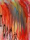 gÃ¶ttlich - Di FÃ¼tterer - Reliefs-Acryl auf Leinwand - Abstrakt-Geschichte-Menschen-Mystik - Abstrakt-Figuration