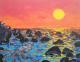 Magic Island La Gomera I - Bodhi Bharta - Acryl-Ãl auf Leinwand - Reisen-Mystik-Landschaft - Magic Island La Gomera I - Bodhi Bharta - Acryl-Ãl auf Leinwand - Reisen-Mystik-Landschaft -