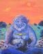 Magic Island La Gomera III - Bodhi Bharta - Acryl-Ãl auf Leinwand - Reisen-Mystik - Magic Island La Gomera III - Bodhi Bharta - Acryl-Ãl auf Leinwand - Reisen-Mystik -