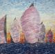 Segel 6 - Alexander Majer - Acryl auf Leinwand -  - 