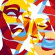 Face no.1 - Xiaoling Huang - Acryl auf Leinwand - - PopArt Face no.1 - Xiaoling Huang - Acryl auf Leinwand - - PopArt