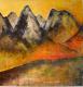 Bergsicht - Marlis Schabacker-Bock - Acryl auf Leinwand - Berge - 