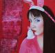 Kiss me honey - Leoni Erben - -Acryl auf Leinwand - weiblich-Frauen-Gesichter-Mädchen-Liebe - Fotorealismus-Gegenständlich Kiss me honey - Leoni Erben - -Acryl auf Leinwand - weiblich-Frauen-Gesichter-Mädchen-Liebe - Fotorealismus-Gegenständlich