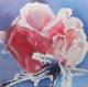 Rose im Schnee--- - ingrid wenz-gahler - Acryl auf  - Rosen - GegenstÃ¤ndlich