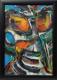 Der Klarinettist - Stefanie Weilacher - Acryl-Kreide-Gouache-Mischtechnik-Sonstiges auf Karton - Menschen - Figuration Der Klarinettist - Stefanie Weilacher - Acryl-Kreide-Gouache-Mischtechnik-Sonstiges auf Karton - Menschen - Figuration