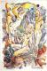 Medvededi - Vladislav Kolomoec - Aquarell auf Papier - Akt - Medvededi - Vladislav Kolomoec - Aquarell auf Papier - Akt -