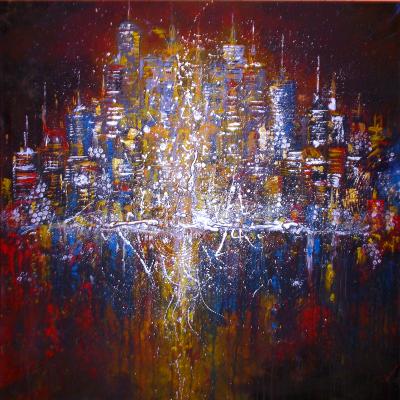 Lichter einer Stadt - Christoph Wieloch - auf Array - - Lichter einer Stadt - Christoph Wieloch - auf Array - -