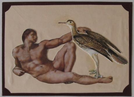 Leda mit dem Schwan - Collage 2 - Michael Haack -  auf  - Array - 