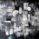 ---Black and White - Gerda Feuerlein -  auf Leinwand - Abstrakt - 