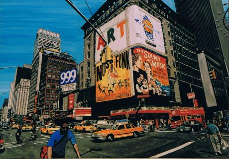 ---STUDY for NYC Times Square - Günter Meisel - Array auf Array - Array - Array