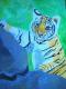 Tigerjunges - Christine Wirth - Acryl auf Leinwand - Tiere - Klassisch Tigerjunges - Christine Wirth - Acryl auf Leinwand - Tiere - Klassisch
