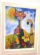 Die Katze 2 - Sonia Lanz - Acryl auf Papier - Katzen - 