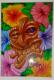 Hibiskus-Tikki - martin l - Airbrush auf Papier - Fantastisch-Mystik-Stillleben - 