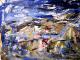 stormy coast III - Wolfgang Stocker - Acryl auf Papier - Abstrakt-KÃ¼ste - Abstrakt-Expressionismus