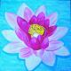 Seerose - Christine Wirth - Acryl auf Leinwand - Blumen - Klassisch Seerose - Christine Wirth - Acryl auf Leinwand - Blumen - Klassisch